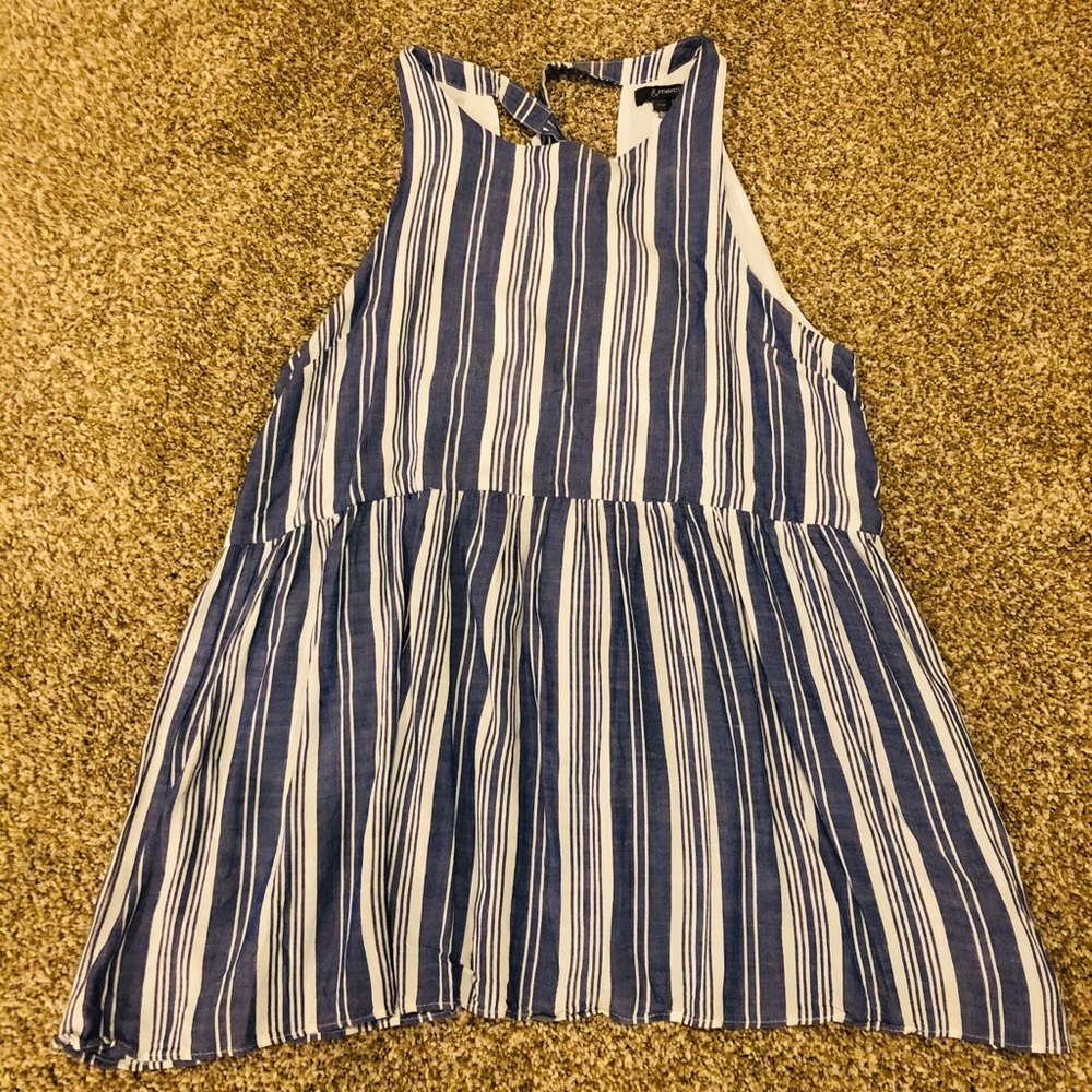 & Merci Open Back Tank Top size L